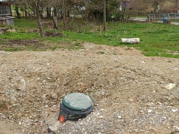 Grundstück für eine Baustelle