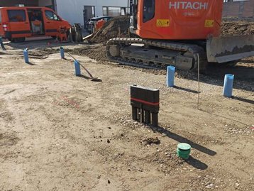 Gründung eines neuen Baugrundstücks