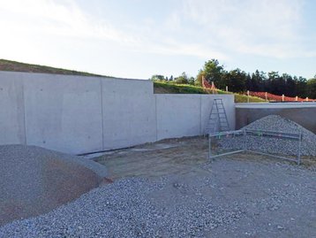 Vorbereitung für eine Bodenplatte