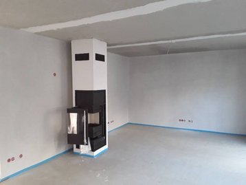 Ofen in einem Neubau