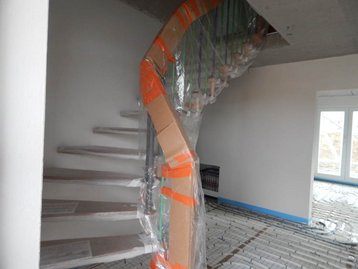 Treppe in Neubau
