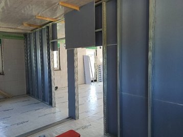 unfertiges Haus von Innen