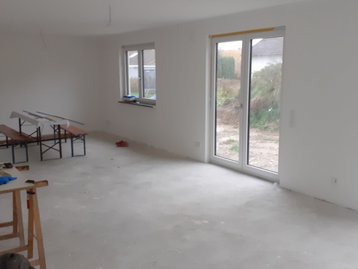 Innenansicht eines Neubaus