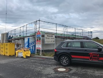 Baustelle eines Hauses