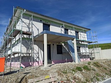 Eingangsbereich eines Flair 180 Duo im Bau