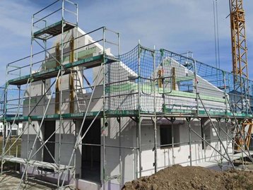 Rohbau eines neuen Raumwunder 100