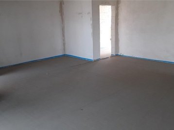 Unfertiges Haus von innen