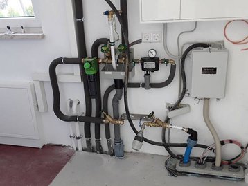 Anschlüsse für ein Neubau