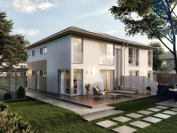 Doppelhaus-Aura-136-Walmdach-Garten