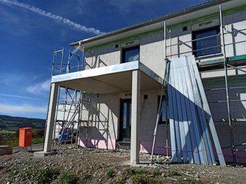 Eingangsbereich eines Flair 180 Duo im Bau