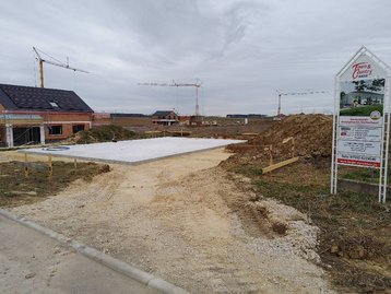 Bodenplatte eines Hauses