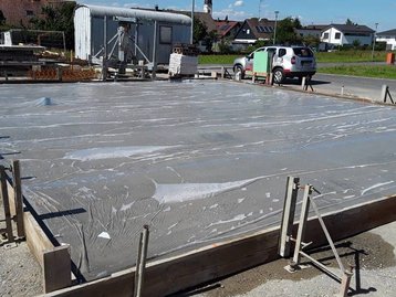 Bodenplatte für Haus