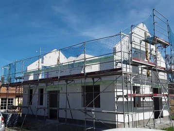 Rohbau eines Obergeschosses