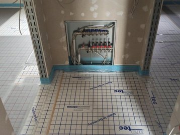 Unfertiges Haus von innen