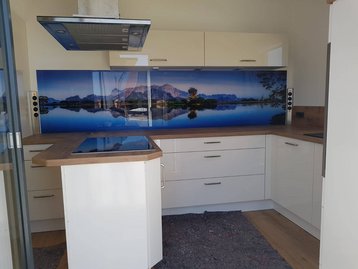 Küche in einem Neubau