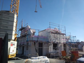 Rohbau eines Obergeschosses