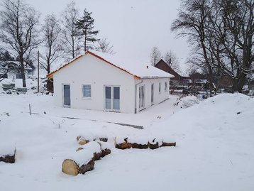 Haus im Schnee