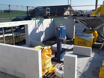 Rohbau eines Ergeschosses