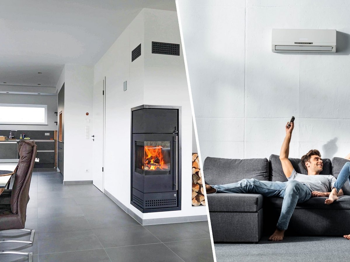 Klimaanlage oder Kaminofen geschenkt beim Hausbau mit Langer Massivbau