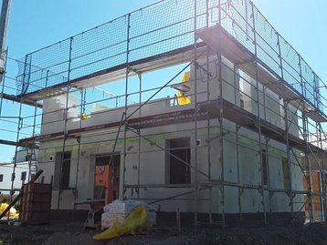 Rohbau eines Obergeschosses